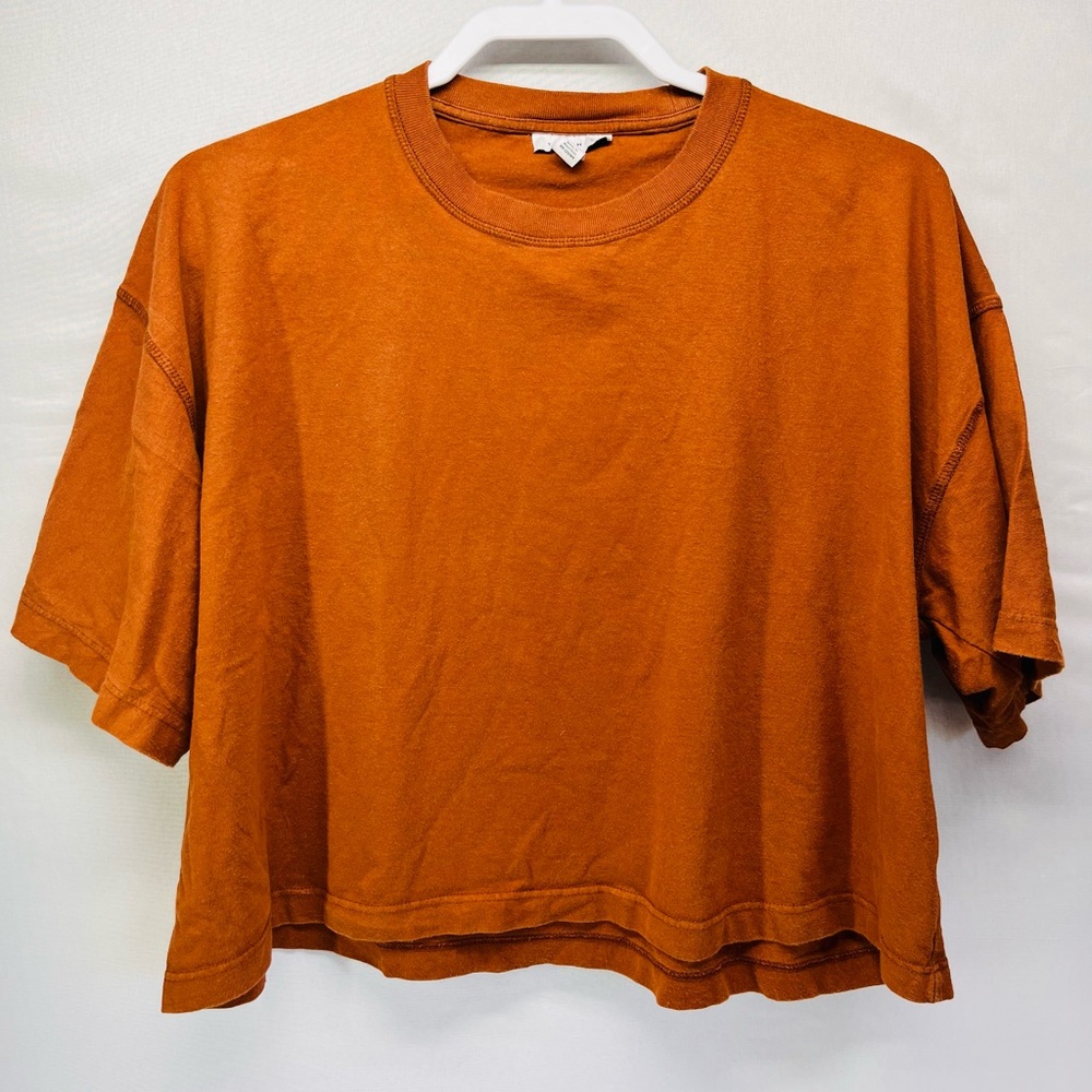 Topshop Rust Short‎ Sleeve Tee